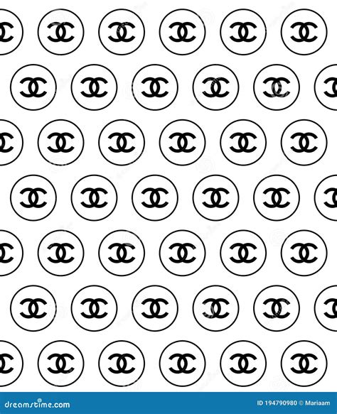 coco chanel logo pattern